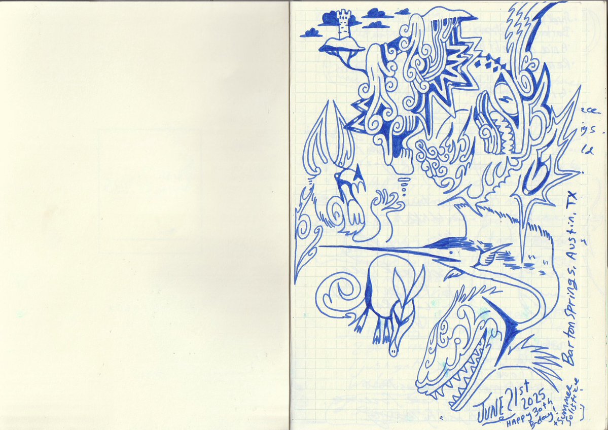 daltondoodles's tweet image. Sketchbooklings from June 2025
