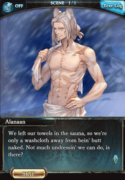granblue_en's tweet image. We do have to ask, though: what makes Arcarum Evokers: First Reunion come with an Evoker nudity warning, when The Time a 37-Year-Old Former Imperial Soldier Got His Life in Order by Awakening to the Greatness That Is Saunas didn't come with one?