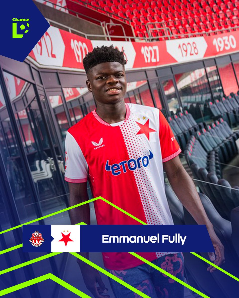 🇱🇷 Sešívaní uplatnili opci a devatenáctiletý obránce Emmanuel Fully se stává hráčem <a href="/slaviaofficial/">SK Slavia Praha</a>, se kterou podepsal smlouvu na čtyři roky ✍️✅