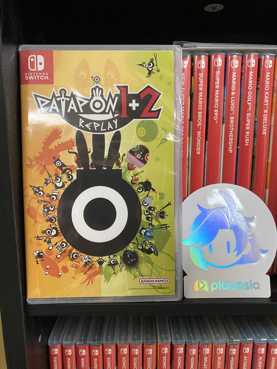 Mike 👾 Anotherkellydown (@mike_akd) on Twitter photo Thank you, <a href="/playasia/">Playasia</a>! 🥁🎵
#Patapon #PataponReplay #PhysicalGames #Nintendo <a href="/CRIWARE/">CRI・ミドルウェア公式</a> <a href="/BandaiNamcoUS/">Bandai Namco US</a> Thank you, <a href="/playasia/">Playasia</a>! 🥁🎵
#Patapon #PataponReplay #PhysicalGames #Nintendo <a href="/CRIWARE/">CRI・ミドルウェア公式</a> <a href="/BandaiNamcoUS/">Bandai Namco US</a> 