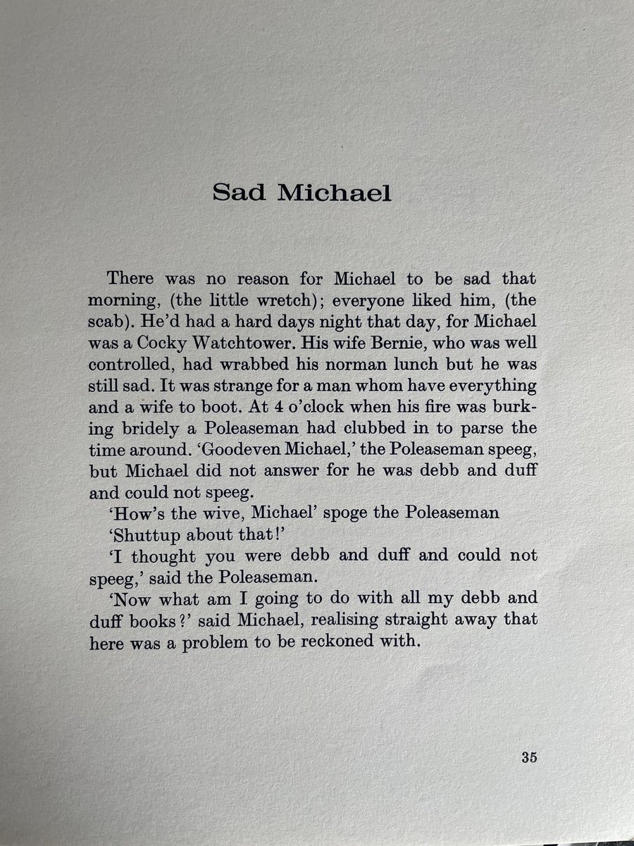 batcountry1980's tweet image. From John Lennon’s book In His Own Write, published March 1964. See if you can spot the first use of a famous Ringoism. Four months later it will give name to a single, album and movie.