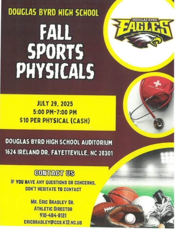 Great opportunity to get that sports physical!