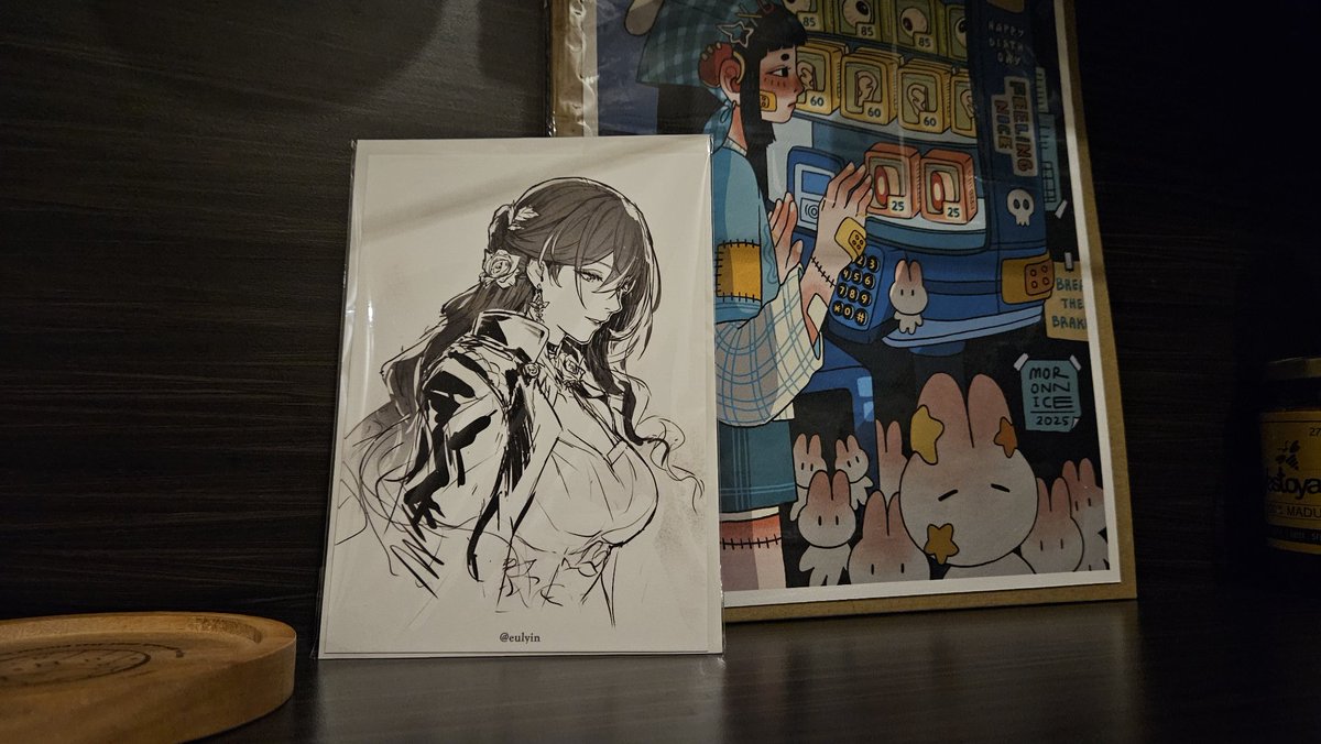 Lim_lyne's tweet image. honestly the first time i saw your art, I'm in love with your art ❤️ i just can't get enough .. getting drawn by Himeko Expression.. it's just beautiful and gentle. Thank you for drawing this @eulyin. #HoYoFEST2025