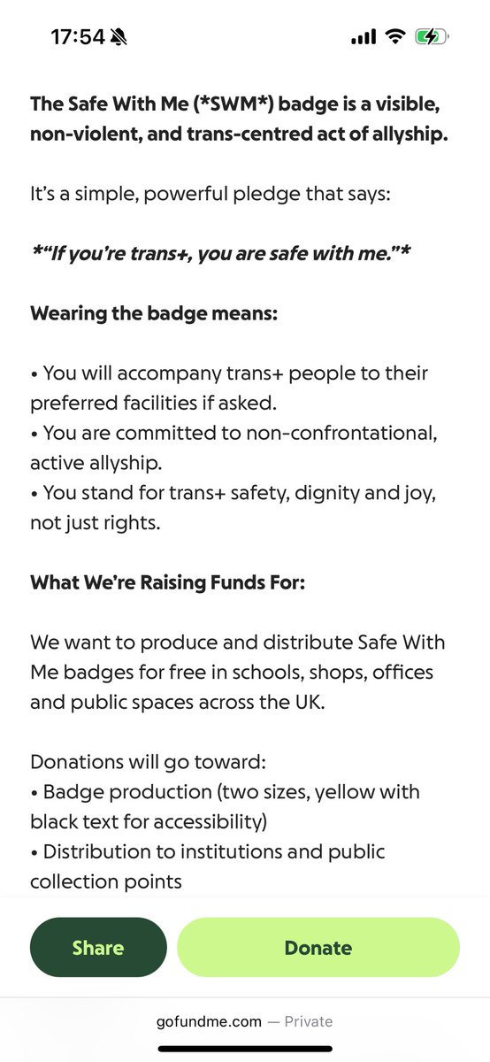This is a safeguarding disaster. Any school staff that distribute these badges to children - encouraging them to accompany adults to the toilet on request- need to be reported to the school’s designated safeguarding lead and the local authority’s child protection department.