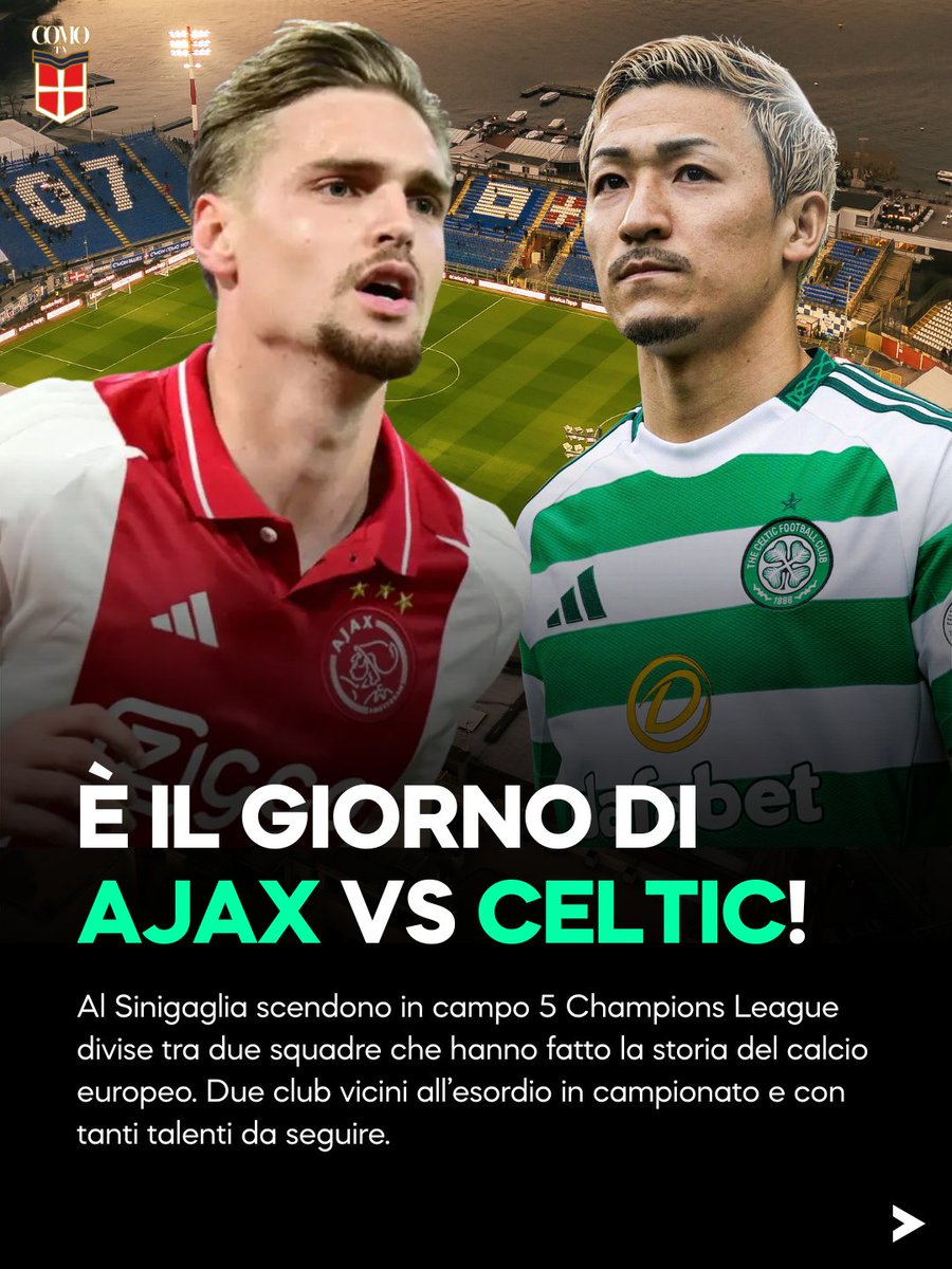 _Como_TV's tweet image. ๐ฌ๐งย ๐จ๐ฑ๐จ๐ฟ - ๐ช๐ฌ๐ณ๐ป๐ฐ๐ช : Tonight, two European giants face off in the second semifinal of Como Cup.
โ------------
๐ฎ๐นย ๐จ๐ฑ๐จ๐ฟ - ๐ช๐ฌ๐ณ๐ป๐ฐ๐ช: Stasera, due grandi del calcio Europeo si scontrano nella seconda semifinale della Como Cup.
#ComoTV