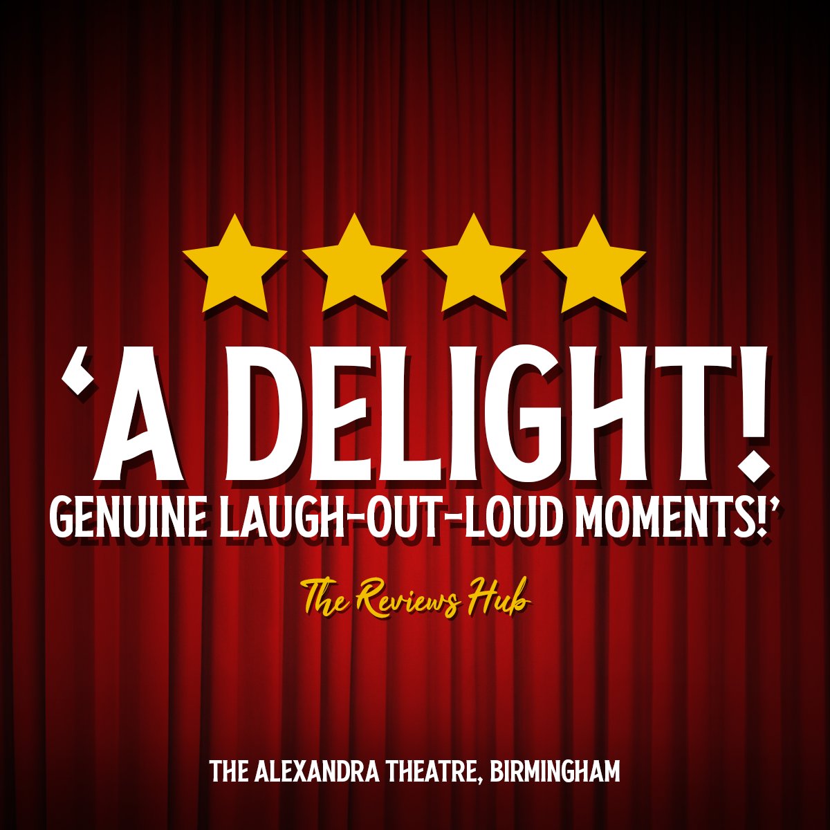 EvolutionProdUK's tweet image. ⭐️⭐️⭐️⭐️
'A Delight! Genuine laugh-out-loud moments!'
🎟️ thelastlaughplay.co.uk/#TOUR
💻 thereviewshub.com/the-last-laugh…
@simplysimon321 @Bobsickle @djwilliamsact @JWPOnStage @LastLaughPlay @thealexbham