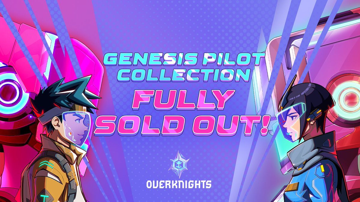 Bengoodluck2004's tweet image. ⚠️ The Genesis Pilot Collection is now officially SOLD OUT ⚠️
A huge thank you to every Pilot who entered the OverNet and claimed their spot in OverKnights history.
If you minted, climbed, and believed—you're now part of something unforgettable.
Here’s what to know:
✅…