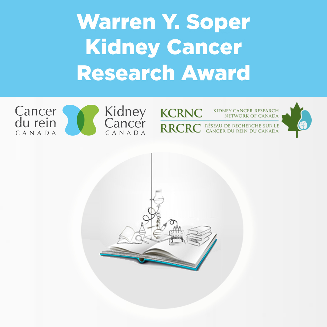 Kidney Cancer Canada &amp; KCRNC announce the Warren Y Soper Kidney Cancer Research $100,000.00 grant opportunity. Applications accepted at : kcrnc.org/research-award… Application deadline is September 26 2025.
@kidneycancer_ca 
#kidneycancer #cancerdurein #research