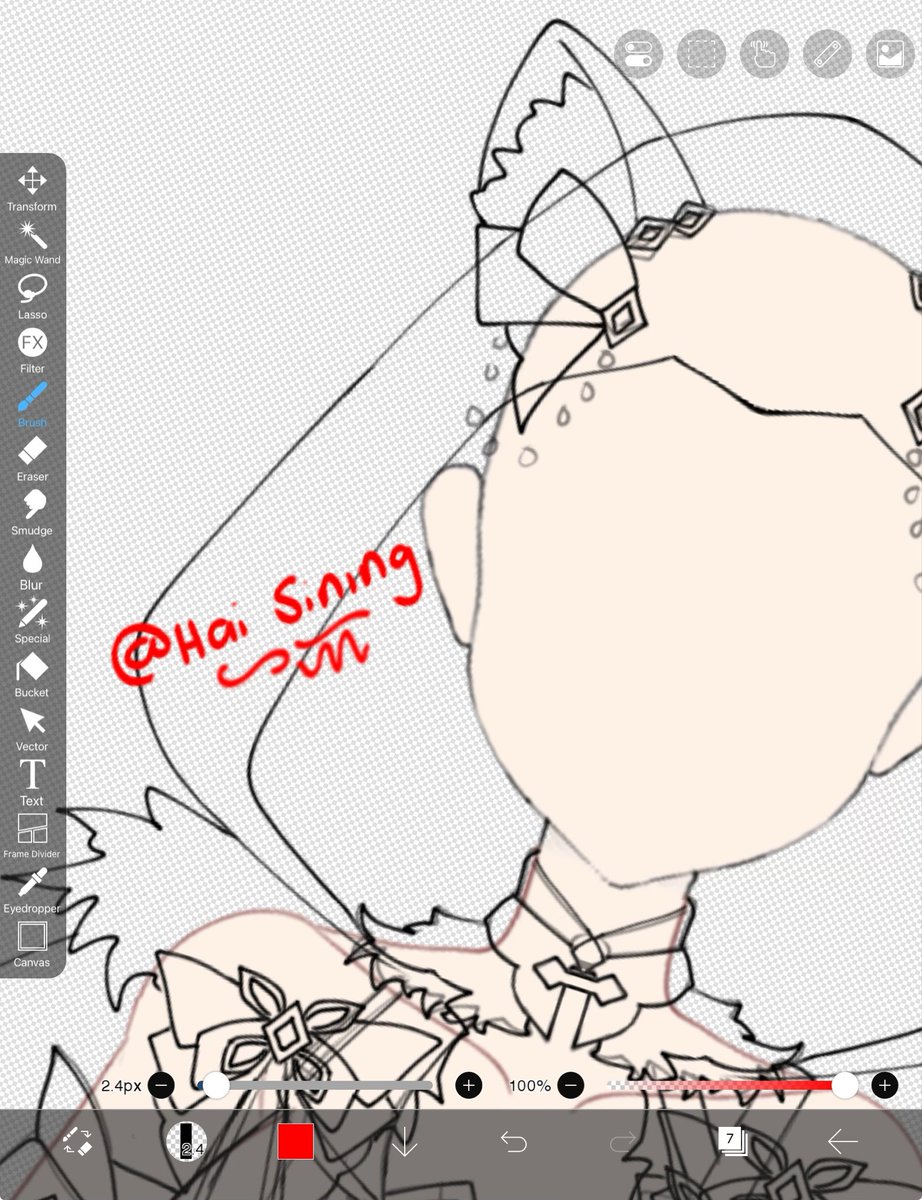 haisining's tweet image. WIP Comms ☺️🍀