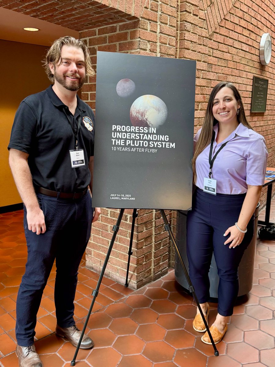 KinetXSNAFD's tweet image. 🛰️ Almost a decade after the Pluto flyby, Coralie Adam &amp;amp; Derek Nelson discuss New Horizons&apos; legacy and its influence on missions like OSIRIS-REx and Lucy.

➡️ Explore the full story: hou.usra.edu/meetings/pluto…  and hou.usra.edu/meetings/pluto… 

#KinetX #SpaceNavigation