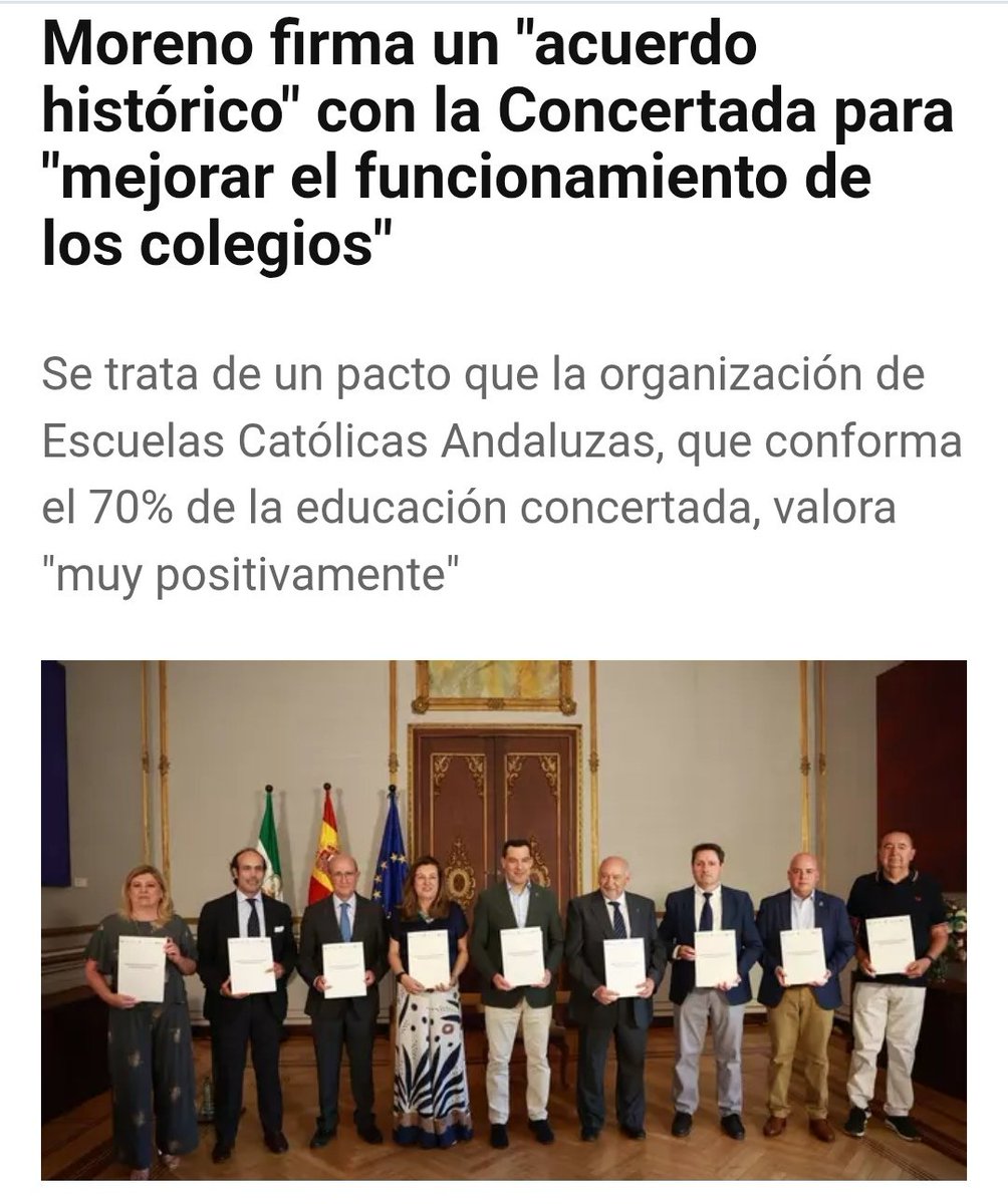 SusanaHornillo's tweet image. Un paso más hacia la privatización de la educación en Andalucía que ha planificado Moreno Bonilla, igual que está haciendo con la sanidad pública. O reaccionamos ya, o perderemos todo por lo que lucharon nuestras abuelas y abuelos.
elcorreoweb.es/andalucia/2025…