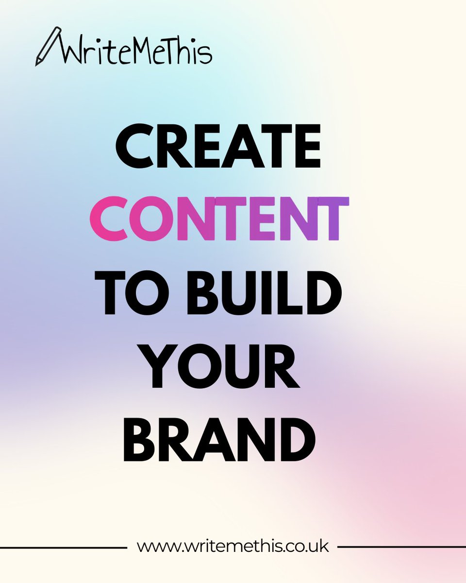 WriteMeThisUK's tweet photo. Your brand deserves more than filler posts and forgettable copy.

🚀  Start creating a brand that resonates with your target market today.

📣 We’ll help you find the right words, the right tone, and the right message to make your audience stop and take action. https://t.co/wcenFQfbqx