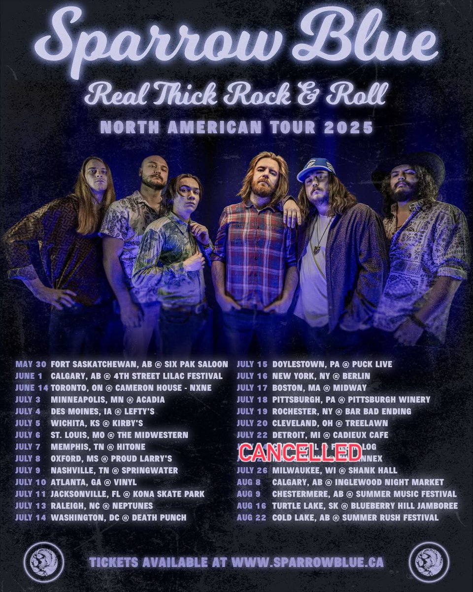 SparrowBlueBand's tweet image. Due to reasons beyond our control, we have to unfortunately cancel our Chicago show tonight and Madison show the day after 😕 We’ve never had to cancel a show in our entire history of a band so this one cuts deep. We promise to make these gigs up sooner than later. For those who…