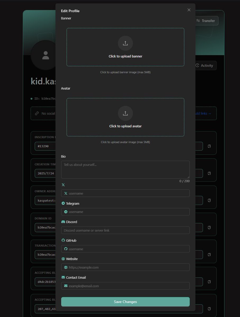 knsdomain's tweet image. Profile function coming soon on TN10...