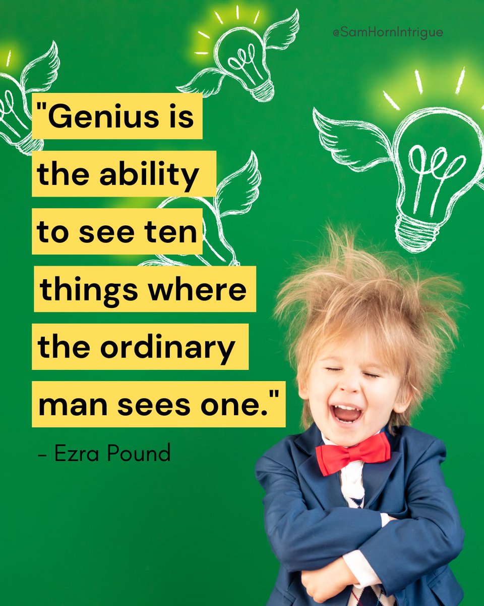 Have you heard the phrase "There's nothing new under the sun?" Of course, there are new things! If we want to turn INFObesity into INTRIGUE, it's up to us to turn GENERIC into GENIUS. Read my favorite example of someone who did it at SamHorn.com/tbn-issue-94