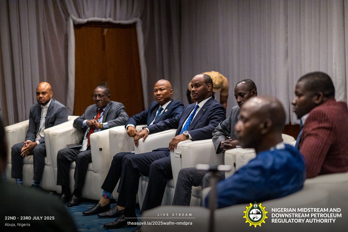 NigeriaGov's tweet image. In the spirit of cross-border collaboration, NMDPRA, led by Authority Chief Executive Engr. Farouk Ahmed, hosted a closed-door session with regulators across Africa at #WAFM2025.
#RenewedHopeAgenda #RegulatorySynergy #WAFM2025 #AfricaEnergyLeadership #RenewedHopeAgenda…