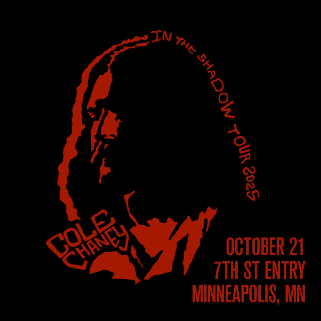 FirstAvenue's tweet image. Just Announced: Cole Chaney in the 7th St Entry on October 21.
Tickets on sale August 1 → firstavenue.me/40AqwoP