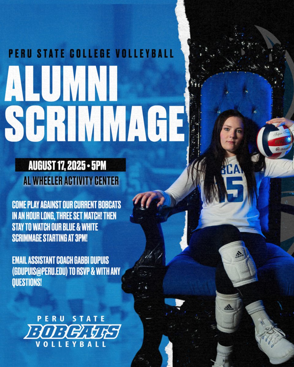 CHANGE OF PLANS! 

We are moving our Alumni Scrimmage to SUNDAY August 17! Hope to see you all in the AWAC!! 
#pscvball | #DefendTheDen | #WEoverME