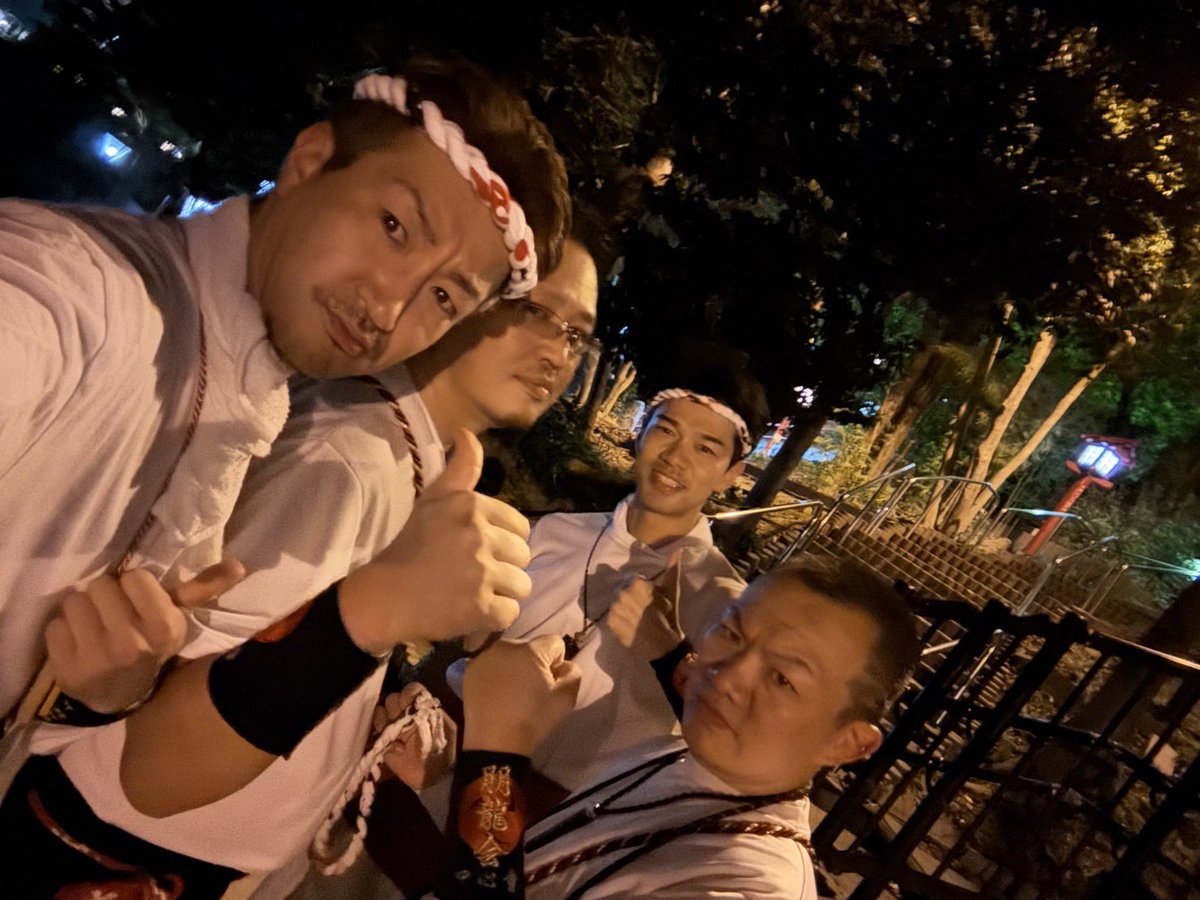 azami999's tweet image. 漢の祭りがはじまった🏮戸畑祇園🏮さぁ，明日から３日間，激アツな祭りを楽しもう😊
#戸畑祇園#中原大山笠#仲間#最高