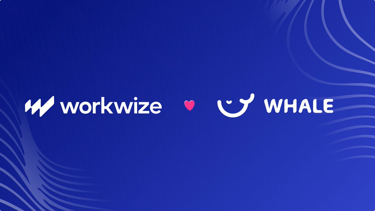 Welcome to the Whale family, Workwize! 🐳

A fast-growing team with global reach, but knowledge wasn’t moving fast enough.

With Whale, Workwize now delivers the right info to the right people, fast.
Training ✅ 
Alignment ✅ 
Growth ✅

Let’s scale together!