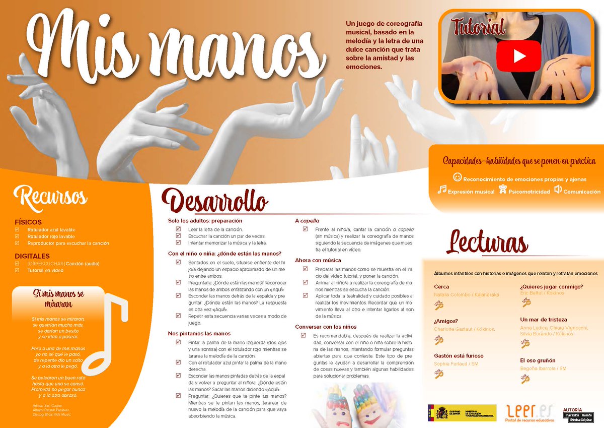 Hoy os traemos un #juego musical para fomentar la buena convivencia y la #amistad 😉

¡Os dejamos el #tutorial en vídeo! 🔗 youtu.be/BjjPUAzKRhc?fe…

☝️ Tras realizar la actividad es buena idea hablar sobre la canción y reforzar los #valores de convivencia.