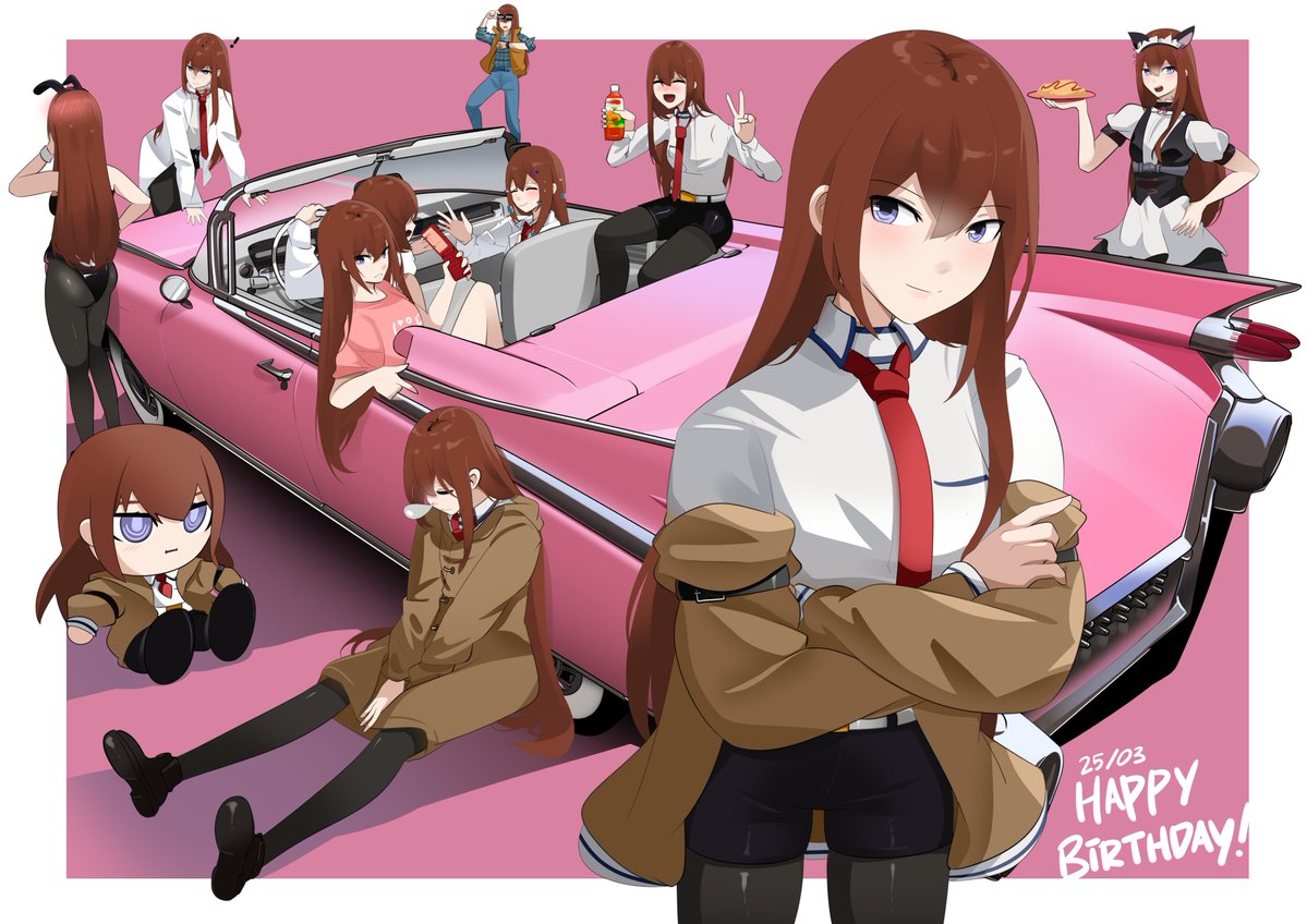 holeecrab's tweet image. Happy birthday to the greatest dork ever!!!
#牧瀬紅莉栖生誕祭2025