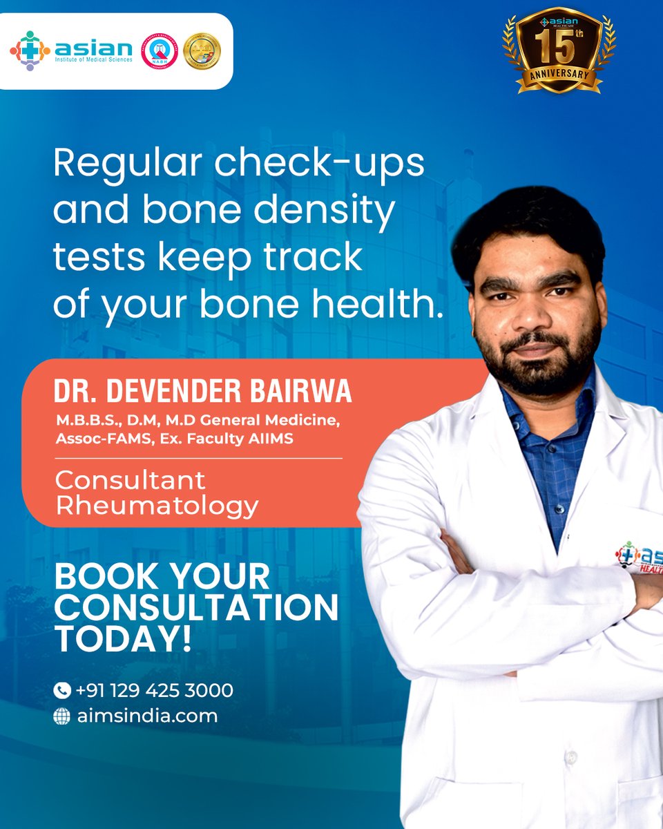 Strong bones, strong life.
Osteoporosis can silently weaken your bones and raise your risk of fractures.
But with the right habits and timely care, you can manage it effectively.

#OsteoporosisAwareness #BoneHealth #HealthyAging #AsianHospital #FracturePrevention #CalciumDiet