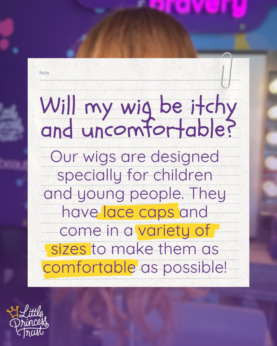 LPTrustUK's tweet image. If you have any questions about our wigs or how you can support LPT, don’t be afraid to get in touch! 💜👑