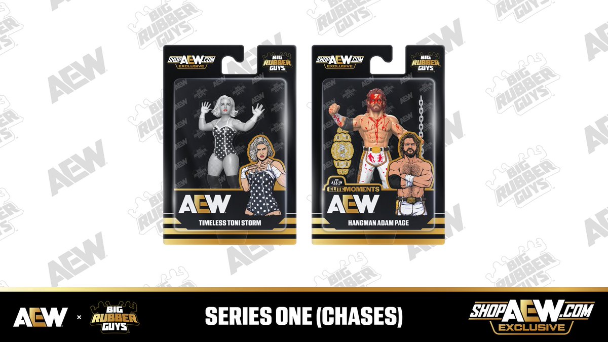 CollectMajor's tweet image. After a day full of reveals, let’s talk about the @AEW #BigRubberGuys!
Toni Storm, @WillOspreay, @Sting, & Adam Page exclusively through @ShopAEW!
Which ones are you getting?Hangman with that Championship? All 4 for a chance at chases?
ShopAEW.com
#CollectMajor