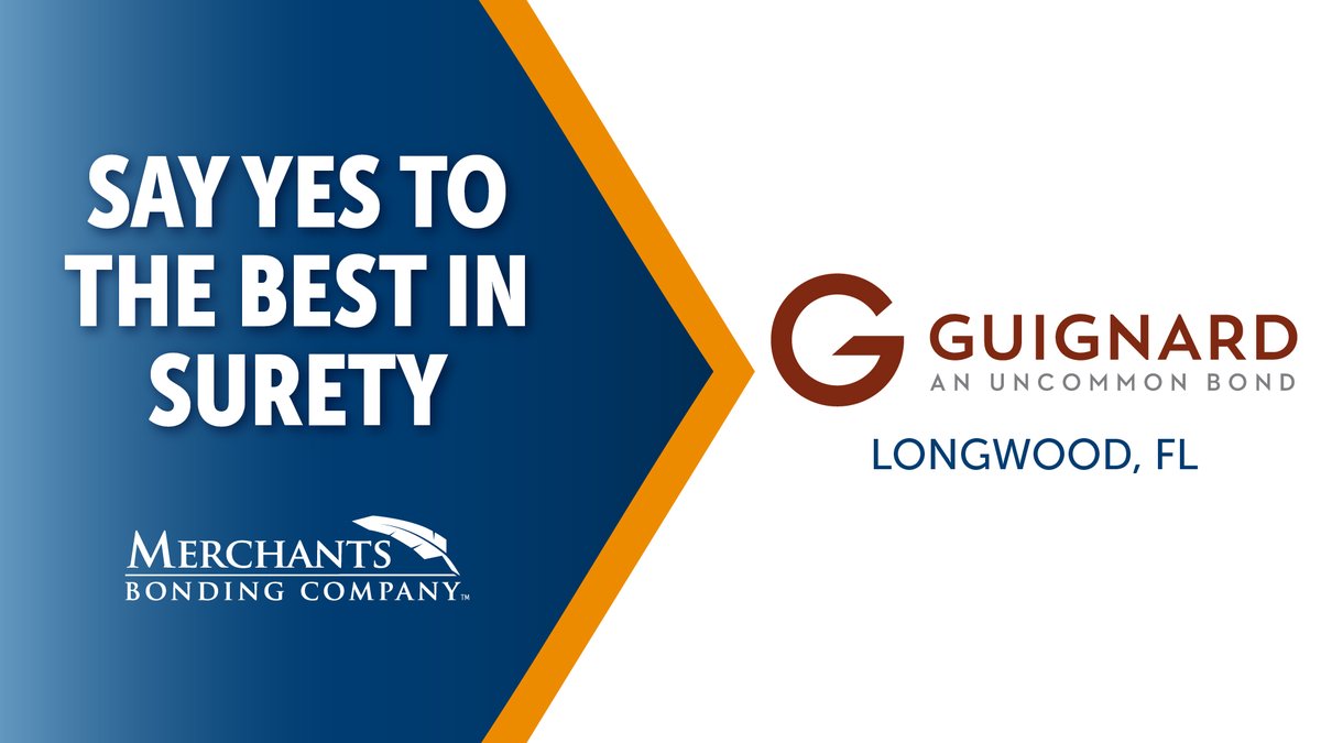 Discover the difference of working with a Merchants Surety Elite partner. Contact Guignard Company today.
ow.ly/KQbV50WubQj