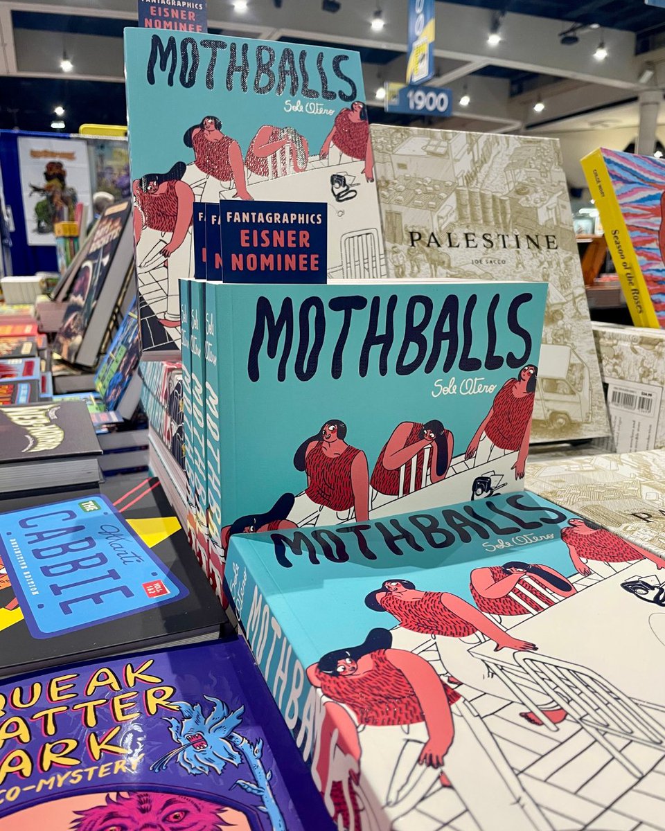 fantagraphics's tweet image. We're here at @Comic_Con booth 1721 and we've got tons of books (including all of our lovely Eisner nominees), a full schedule of signings, and free Peanuts stickers--see you soon!