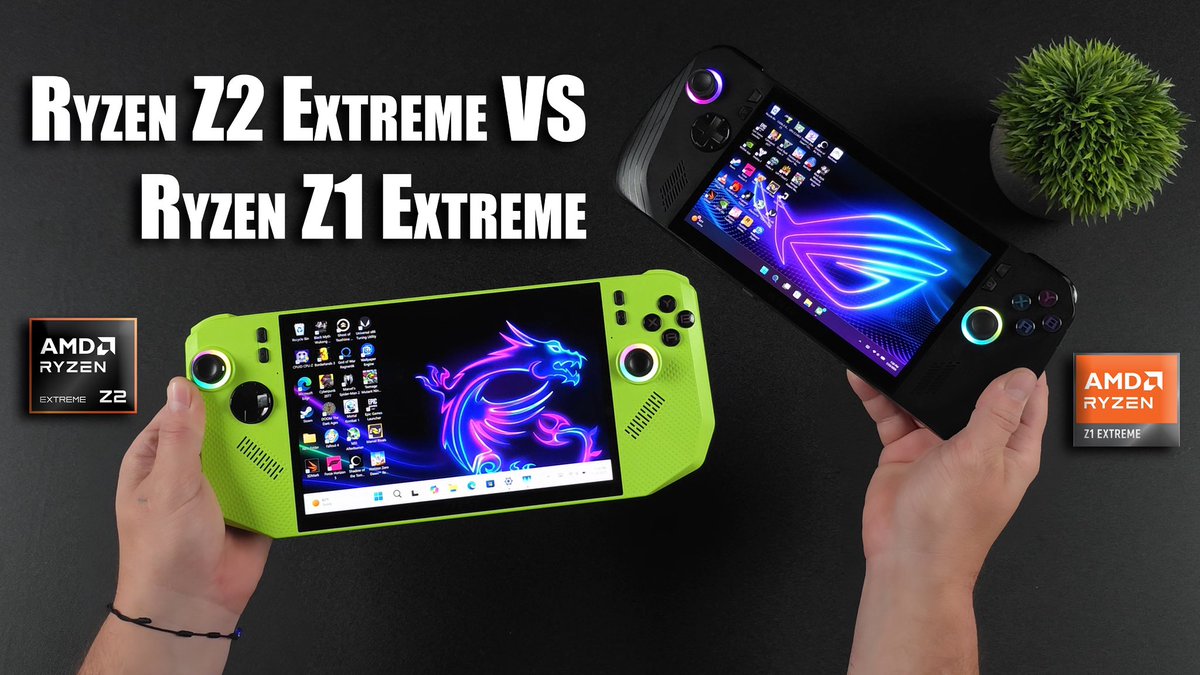 theetaprime's tweet image. Ryzen Z2 Extreme vs Z1 Extreme Hands On Testing With SHOCKING Results! @amd @msiUSA @ASUS_ROG
youtu.be/ku8gm6vXrQs