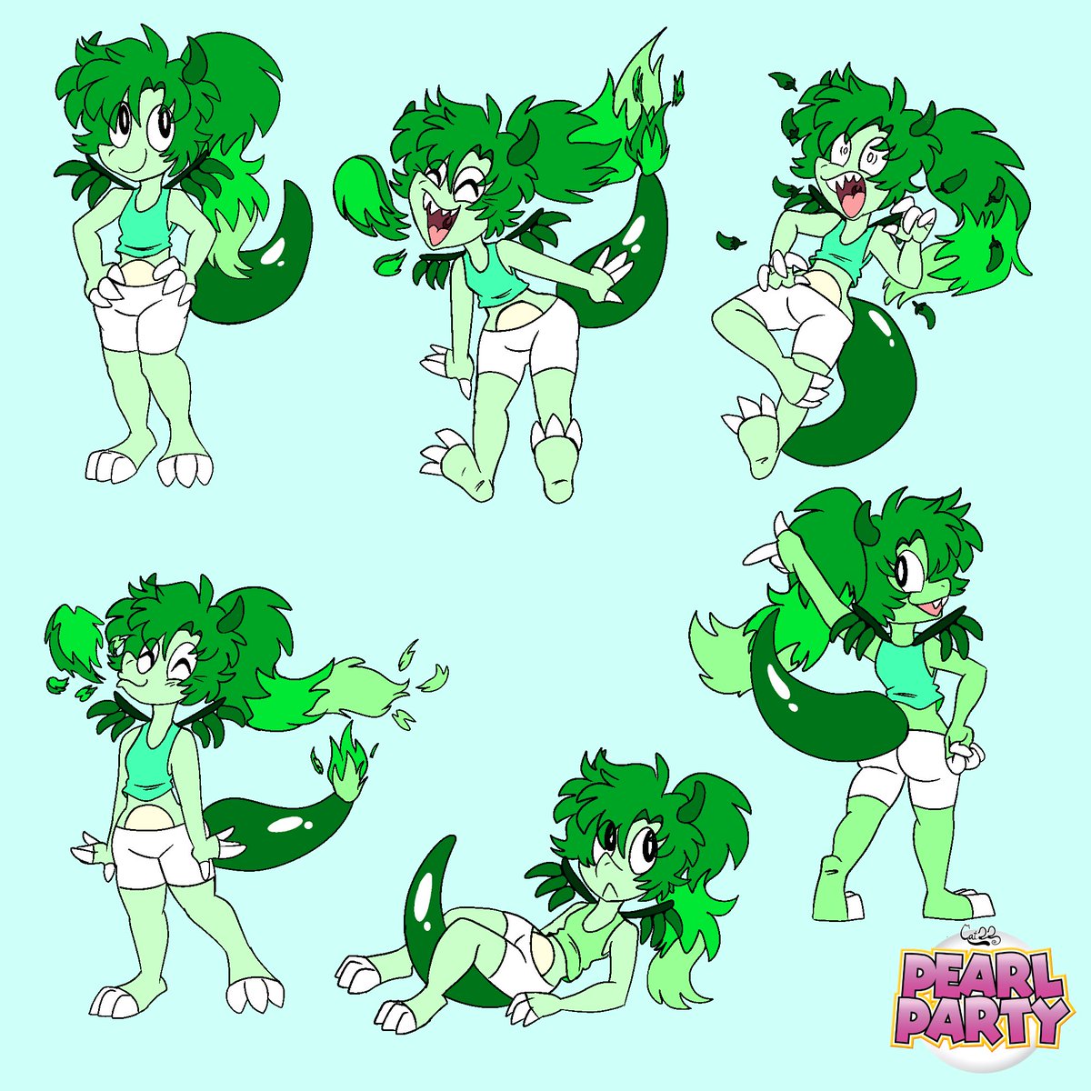 evilmeefa's tweet image. Sprites of the cute dragon Holly Peño for Yasha’s mod.

She’s also the first Snackdragon I ever came up with. She looks spicy (and tastes spicy, too!) but she’s also super sweet.