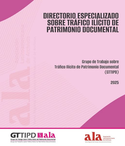 📣 #Entérate | Ya está disponible el Directorio especializado sobre tráfico ilícito de patrimonio documental, una publicación de la ALA  y el Grupo de Trabajo sobre Tráfico Ilícito del Patrimonio Documental (GTTIPD).

📚 Consulta el Directorio: alaarchivos.org/publicaciones/
