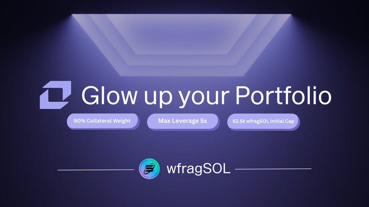 Glow Finance (@glowfinancexyz) on Twitter photo New collateral listing on
<a href="/GlowFinanceXYZ/">Glow Finance</a>.
We're bringing $wfragSOL, from the team at <a href="/fragmetric/">Fragmetric</a>.
DeFi all Summer long, powered by
<a href="/solana/">Solana</a>. New collateral listing on
<a href="/GlowFinanceXYZ/">Glow Finance</a>.
We're bringing $wfragSOL, from the team at <a href="/fragmetric/">Fragmetric</a>.
DeFi all Summer long, powered by
<a href="/solana/">Solana</a>.