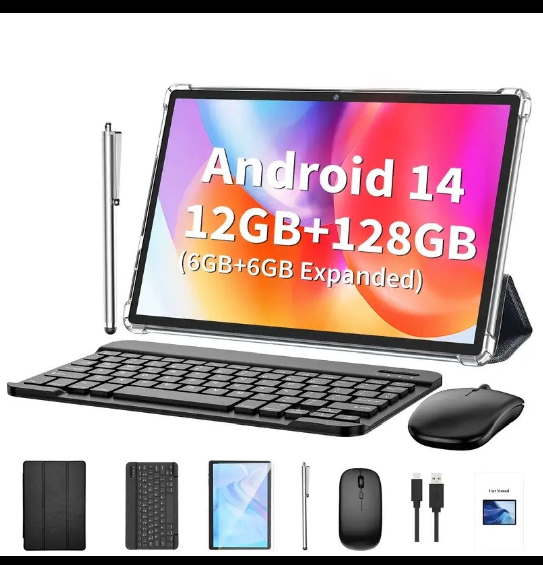 springforthWnG's tweet image. Relndoo amdriod 14, 10.1 inch Tablet with 128gb of storage, 12gb of Ram, with Type C charging.
This package comes with protective case, mouse, stylus, screen guard and wireless rechargeable keyboard.
@springforthWnG
#android #computer #computerengeneering #computersciemce