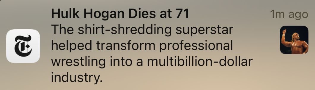 RIP the shirt-shredding superstar