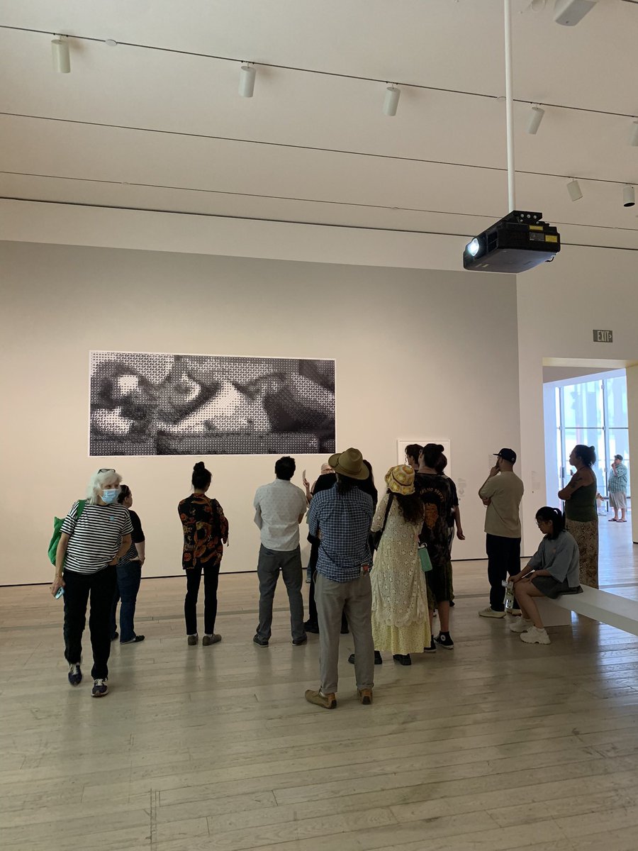 .:. in 2023 we expanded the <a href="/circleofminds/">Circle of Minds</a> by adding friend field trips .:. this one was to @lacma to go on a tour hosted by my mom whose been a docent there for over a decade .:. the exhibit was called coded and it focused on art made by computer engineers from 1952-1982 .:.