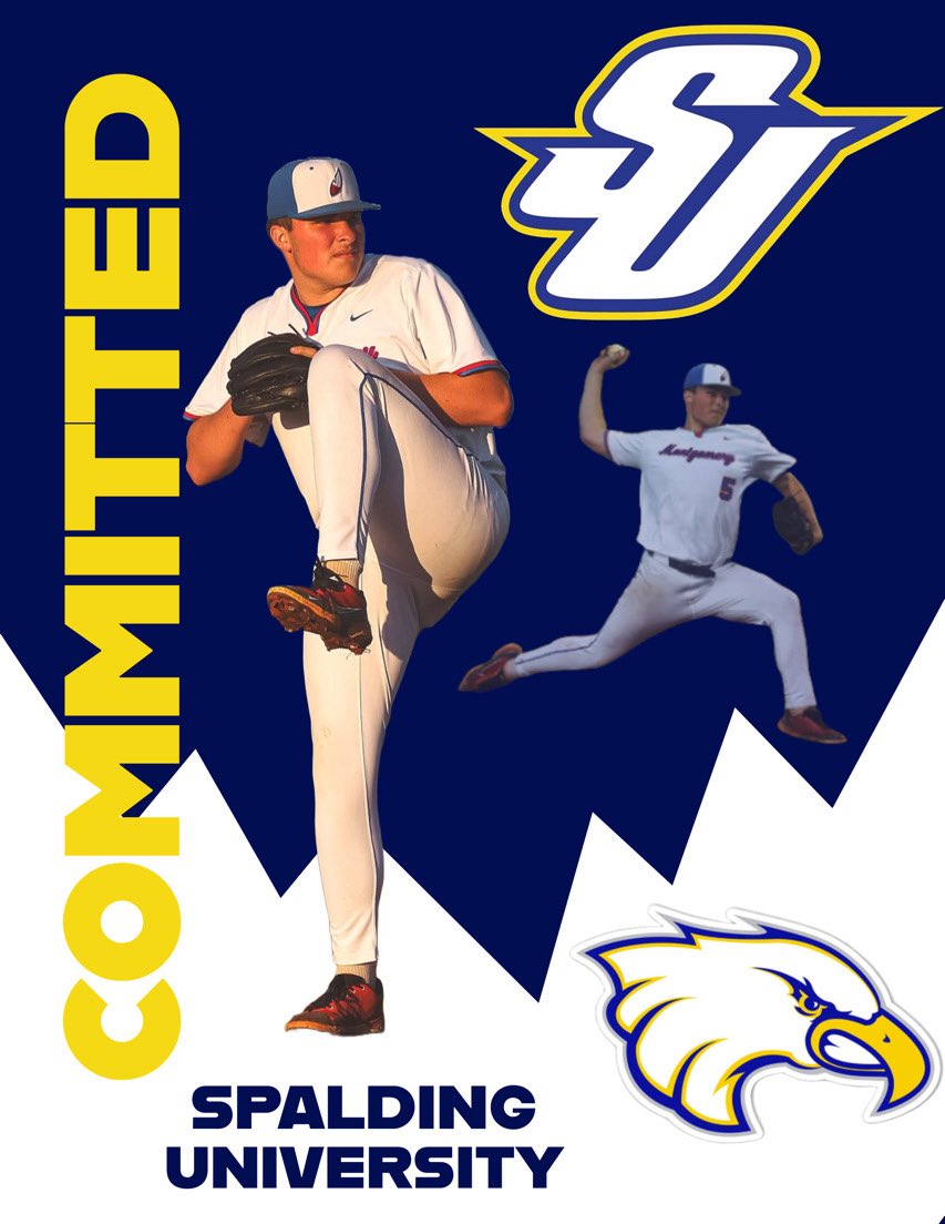 Jordan Howard (@jordanh2025) on Twitter photo After a lot of deep thought and consideration I’d like to announce my commitment to Spalding University! Thank you to everyone who has helped and guided me along the way! Go Golden Eagles!
<a href="/CoachDowns34/">Matt Downs</a>
<a href="/CoachFrenchSU/">Cooper French</a>
<a href="/MoCoBaseballl/">Montgomery County Baseball</a>
<a href="/RainmakerChuck/">Chuck Crawford</a> After a lot of deep thought and consideration I’d like to announce my commitment to Spalding University! Thank you to everyone who has helped and guided me along the way! Go Golden Eagles!
<a href="/CoachDowns34/">Matt Downs</a>
<a href="/CoachFrenchSU/">Cooper French</a>
<a href="/MoCoBaseballl/">Montgomery County Baseball</a>
<a href="/RainmakerChuck/">Chuck Crawford</a>