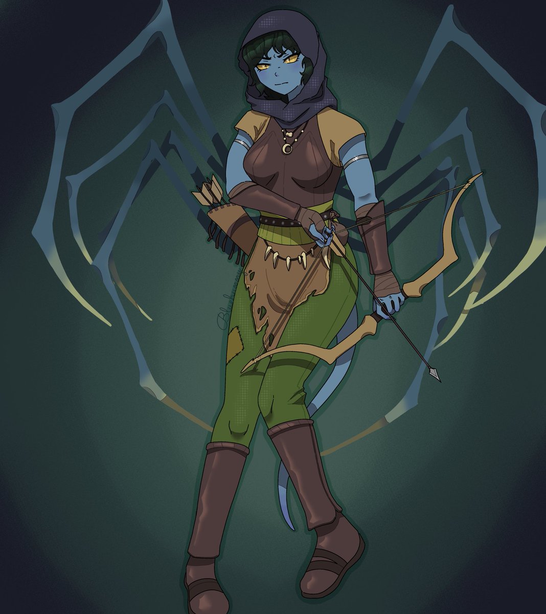 Lilb1uebun's tweet image. Bit of a later post today, but a finished commission!
#Pathfinder #fanart #smallartist #artmoots