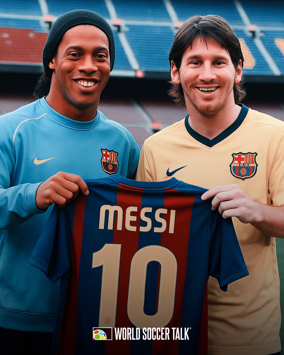 🔙 On a day like today, 17 years ago, Lionel Messi officially inherited Barcelona’s number 10 jersey