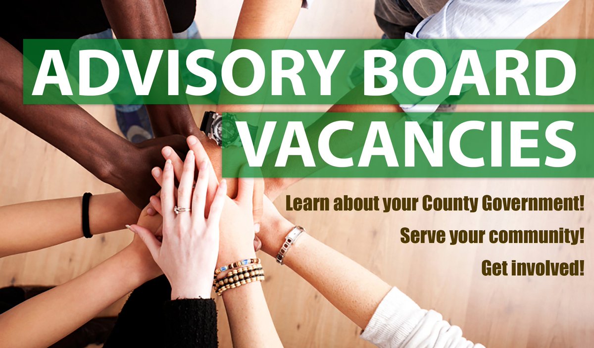 Are you looking for a volunteer opportunity that allows you to give back to your community and participate in your county's decision-making process? Join the over 250 citizens advising the County Commission on decisions and policies today!
tinyurl.com/AdvisoryBoardV…
