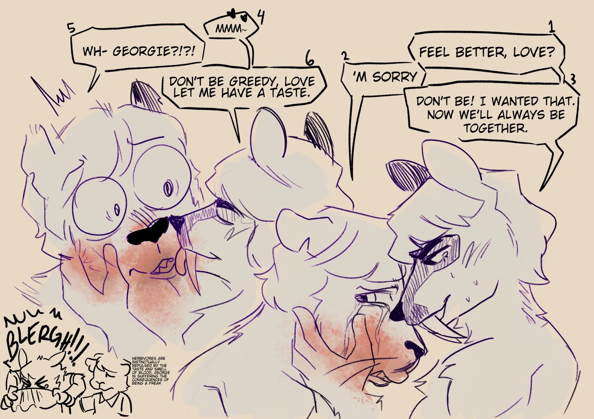 Spacestation_L7's tweet image. I'm still cooking some more TSMD AU art so in the meantime, have these zootles starrison being freaks #beatlestwt #beastars #art