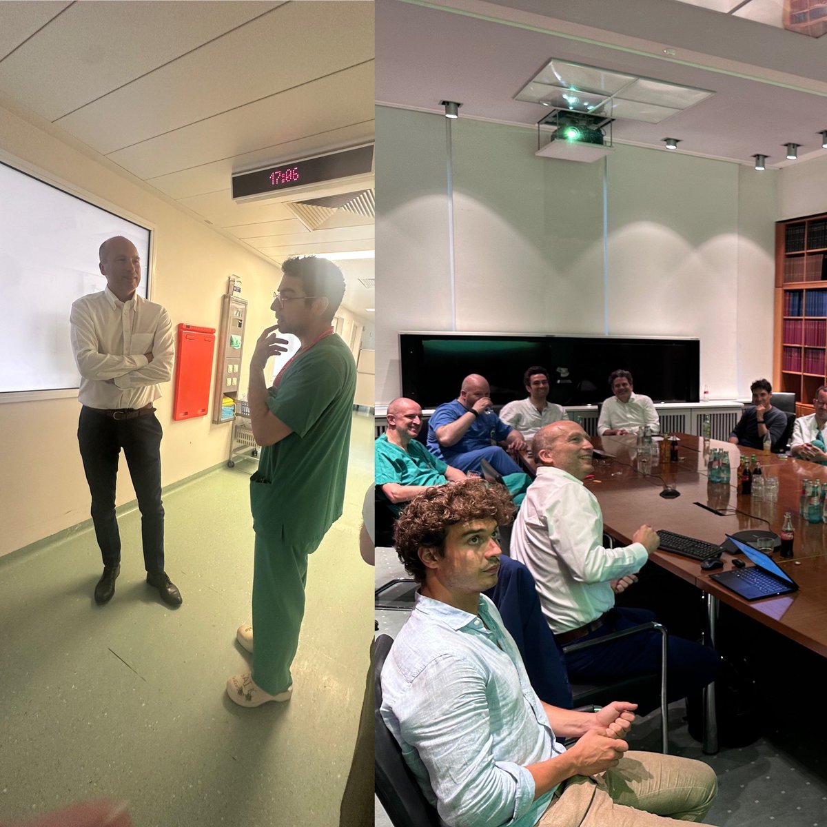 Christian Stoppe (@cstoppe) on Twitter photo Brain = upgraded! 💡 Huge thanks to <a href="/giovannilandoni/">Giovanni Landoni, MD</a> for an inspiring talk on organ protection in high-risk patients. ICU + cardiac surgery + tMCS = game-changing insights! 🔥 Discussed cutting-edge strategies and planing new ideas 🚀 #heartsurgery #MedEd #ResearchGoals Brain = upgraded! 💡 Huge thanks to <a href="/giovannilandoni/">Giovanni Landoni, MD</a> for an inspiring talk on organ protection in high-risk patients. ICU + cardiac surgery + tMCS = game-changing insights! 🔥 Discussed cutting-edge strategies and planing new ideas 🚀 #heartsurgery #MedEd #ResearchGoals