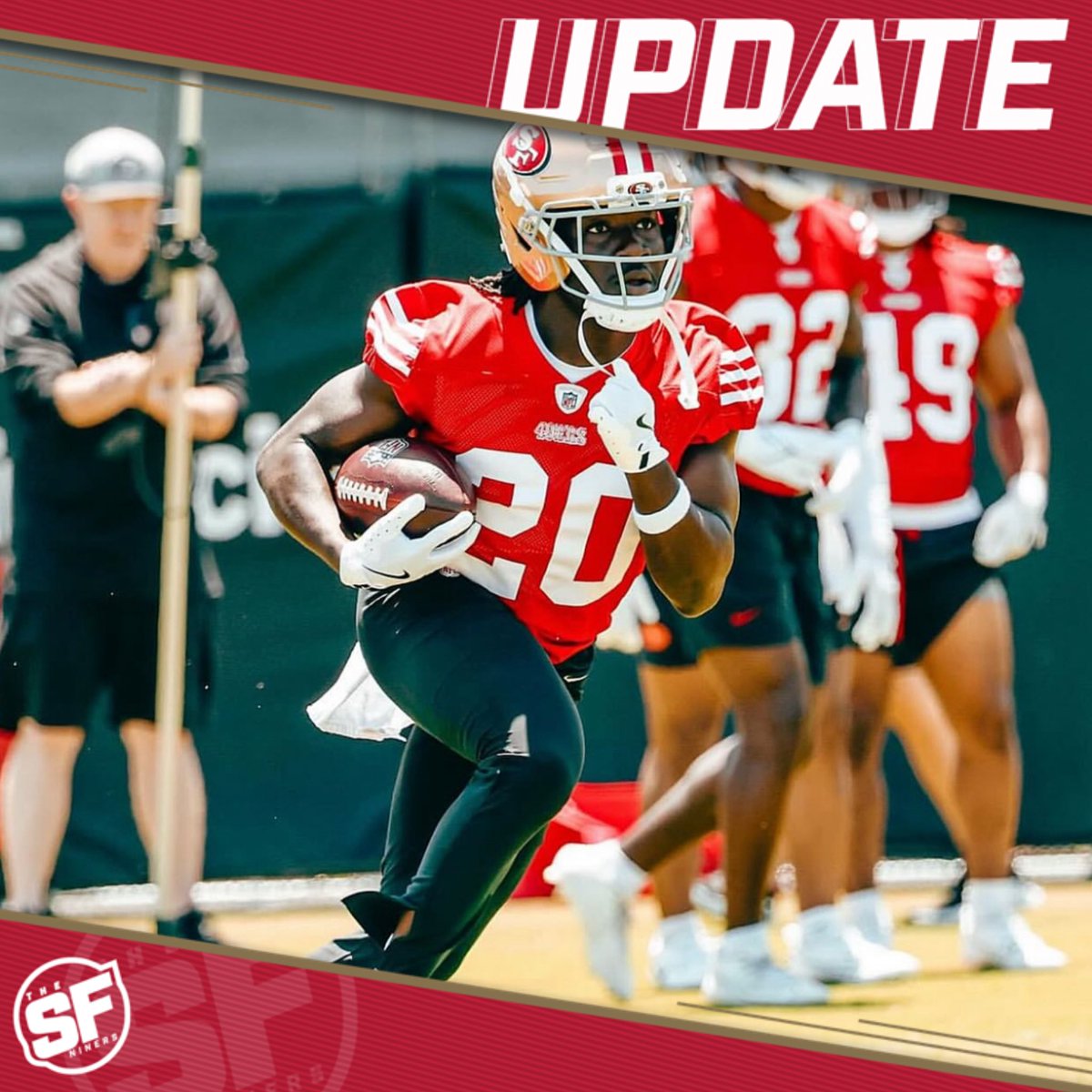 TheSFNiners's tweet image. The #49ers have waived RB Israel Abanikanda to make room for WR Quintez Cephus