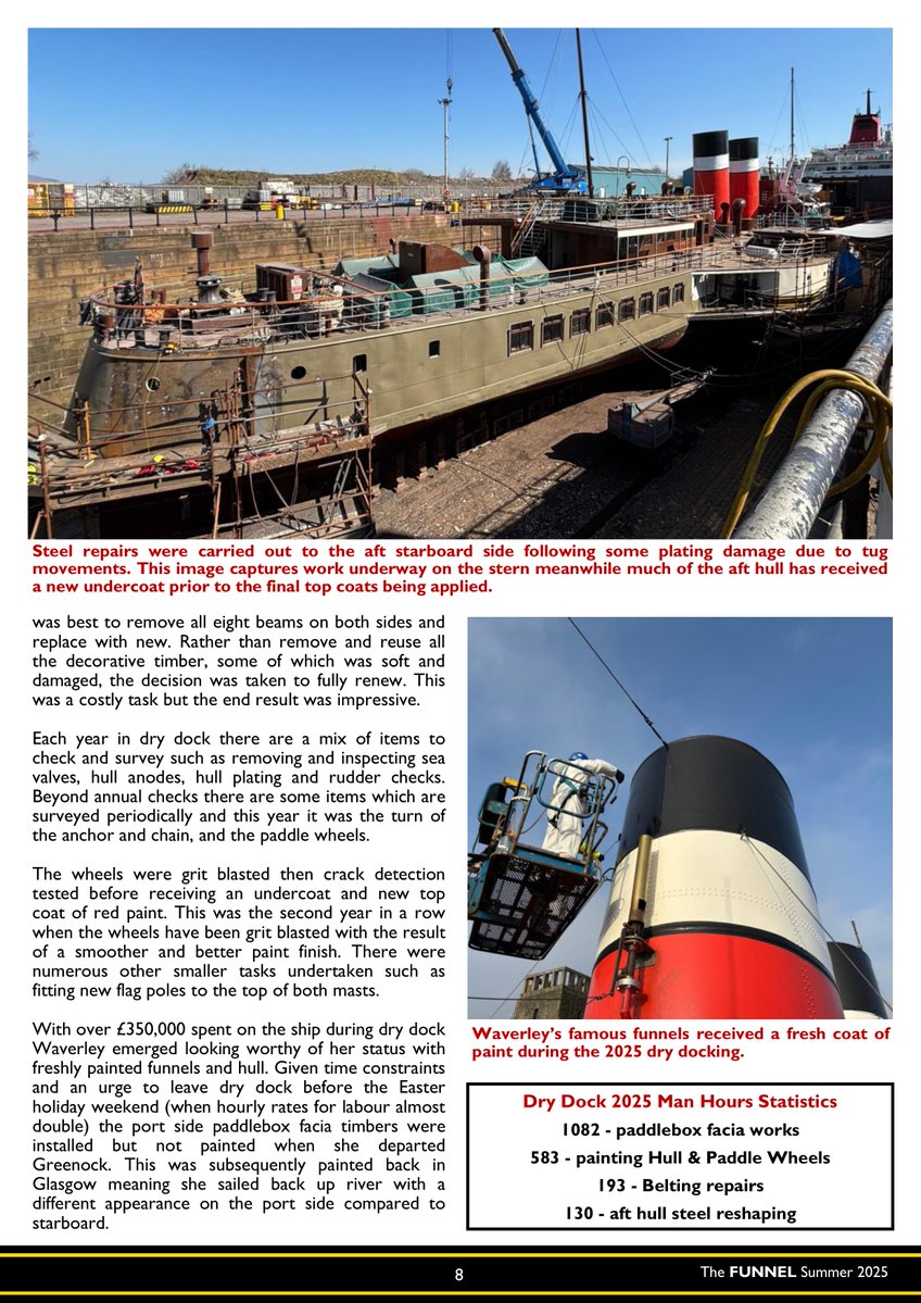 PS_Waverley's tweet image. 🚢 Become a Friend of Waverley 🌊

Passionate about Waverley? Join our crew of supporters by becoming a Friend of Waverley today!
By giving a small monthly donation – starting at just £5.20 (to match Waverley’s engine number) – you will receive exclusive access to The Funnel, our…