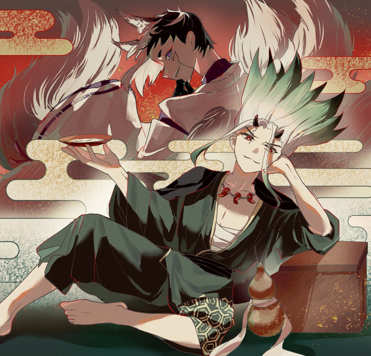 mko1441's tweet image. 千ゲ
百鬼夜行好きだ～
*op模写あり