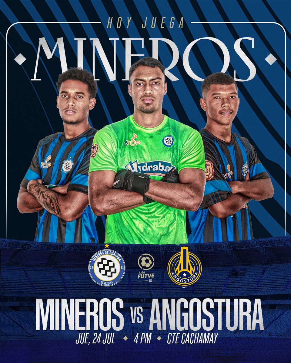 MinerosGuayana's tweet photo. ¡HOY JUEGA MINEROS! 🖤💙 https://t.co/gTgK2LCsLZ