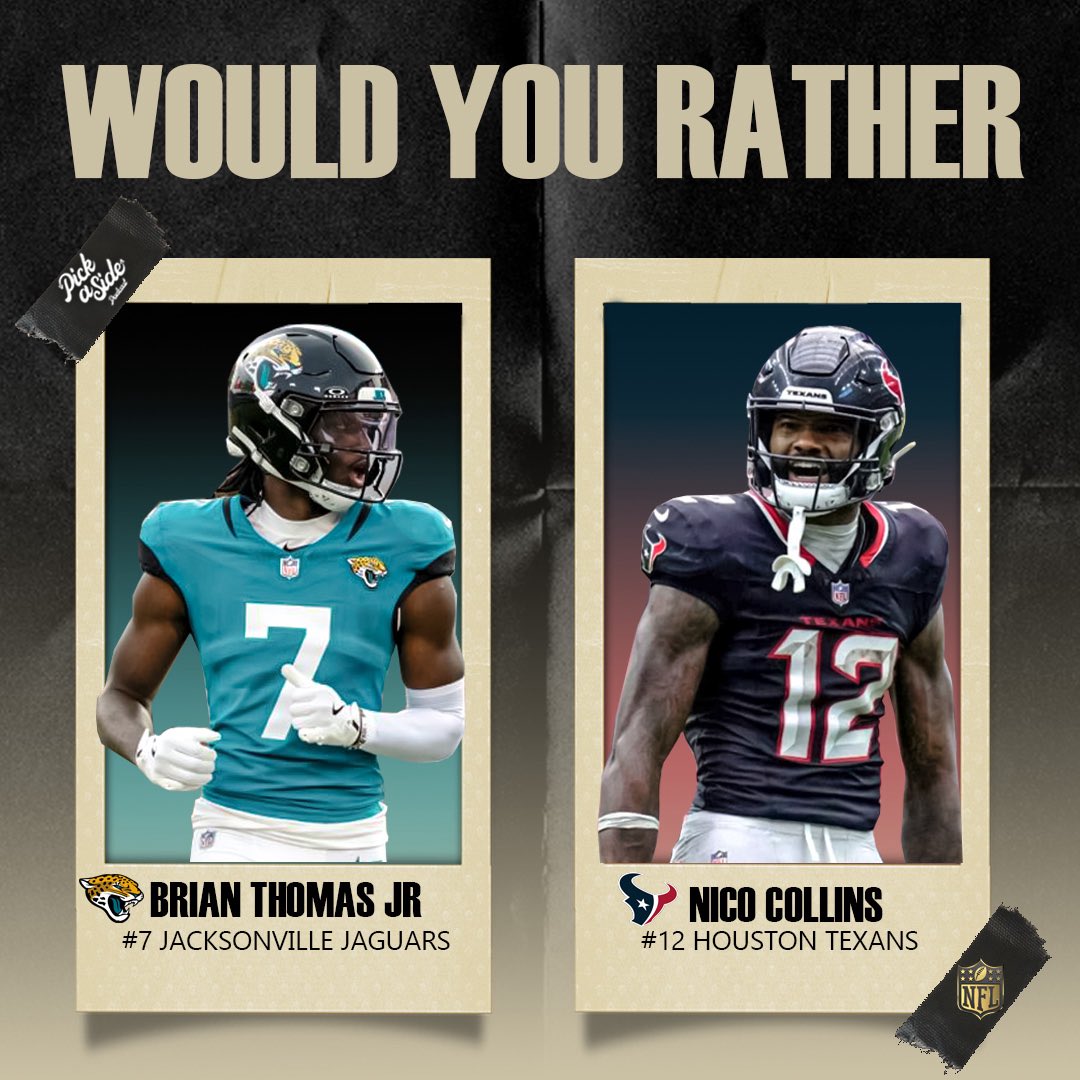 Would You Rather: Brian Thomas Jr vs Nico Collins 🏈
