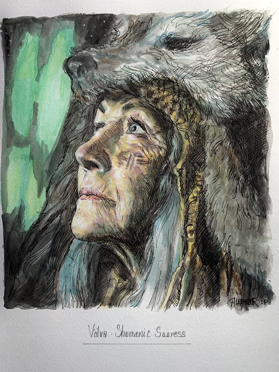 colin_alex35207's tweet image. A Völva (also spelled vǫlva) was a female shaman or seeress, known for her ability to foresee the future and practice magic, particularly Seiðr. They were highly respected figures in Norse society, often sought out for guidance during times of crisis. The word "völva" itself…